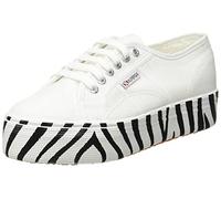 Superga 2790 Print Platform, Scarpe con Lacci Donna, White Zebra, 36 EU