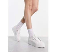 Superga - 2790 - Scarpe da ginnastica flatform bianche-Bianco 42