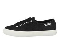Superga 3750 Jersey Lame Leggera Sneaker Low Donna Nera Scarpe Sportive