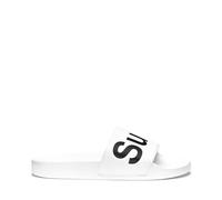 Superga 1908-PUU Ciabatte da spiaggia e piscina, Bianco (bianco e nero), 38 2/3 EU