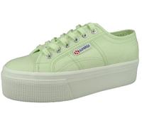 Superga Donna 2790 COTW Linea up an down, Green Primrose Ivory S9111lw Agm, 40 EU