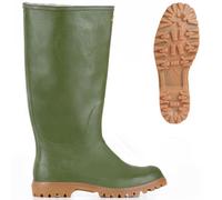Superga Ginocchio Alpina - Stivali Di Gomma Verde - Taglia 44 [28.3cm] Scarpe