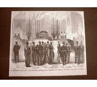 Superga nel 1866 Deposizione del corpo del Principe Oddone nel Panteon Torino