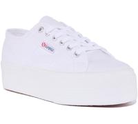 SUPERGA S9111LW-901 Cotu Classico Elegante Tela Donna Scarpe Bianco EU 36-42