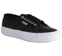 Superga Scarpe Da Donna In Pelle Con Lacci Bianche Taglia UK 2 - 7