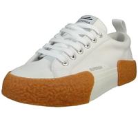 Superga Scarpe Stringate da Donna Bianche Tessuto Bianco Gomma Taglia 40 Bianco (, White Gum., 36 EU