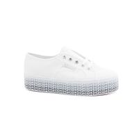 Superga, ,Shoes ,Donna ,Bianco ,38 EU Mini Lettering Platform Sneaker