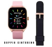 Superga SMARTWATCH SWT-STC007 GOLD + CINTURINO WINNER SILICONE NERO O ROSA