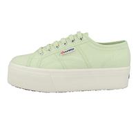 Superga Donna 2790 COTW Linea up an down, Green Primrose Ivory S9111lw Agm, 40 EU