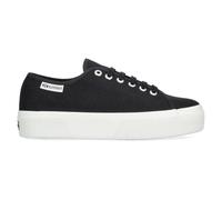 Superga Sneaker leggera unisex da adulto 3740, Nero/Bianco, 9.5 Women/8 Men