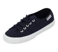 Superga Sneaker leggera unisex da adulto 3750, blu navy/bianco, 11 Women/9.5 Men