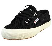 Superga Sneaker unisex per adulti 2750 Mesh, nero, 7.5 Women/6 Men