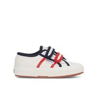 SUPERGA - Sneakers,Bambino,Bianco,Casual,Modello 2750 Kids Straps Colorblocking,Numero: 30