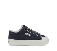 Superga - Sneakers bassa,bambino/a,casual,modello 2630 Kids Stripe Suede Fur