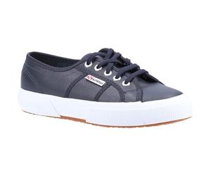 Superga Sneakers basse 2750 EFGLU TUMBLED LEATHER in Marine 39