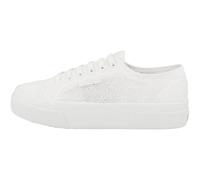 Superga Sneakers pizzo Sangallo Total White bianche 38