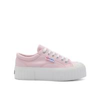 Superga Sneakers donna 2631 Stripe Platform, Rosa Ish-favorio, 40 EU