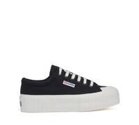 SUPERGA - 2631 Stripe Platform Sneakers - Donna - Bianco