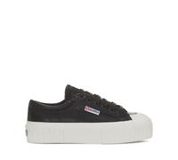Superga Sneakers Donna 2631 Stripe Platform Vegan Material Nero 39