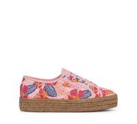 SUPERGA - Sneakers,Donna,Rosa,Sportive,Modello 2730 Rope Hibiscus Flower Print,Numero: 41