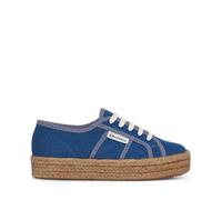 SUPERGA - Sneakers,Donna,Blu,Sportive,Modello 2730 Rope Reverse Denim,Numero: 38