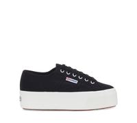 SUPERGA - Sneakers, Donna, Nero, Cotone, Casual, 2790 Platform, Taglia: 36