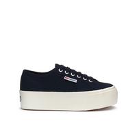SUPERGA - Sneakers, Donna, Blu, Cotone, Casual, 2790 Platform, Taglia: 41