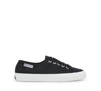 SUPERGA - Sneakers, Donna, Nero, Poliestere, Casual, 3750 Jersey Lame Leggera, Taglia: 41