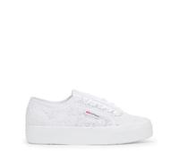 SUPERGA - Sneakers, Donna, Bianco, Poliestere, Casual, 2740 Flower Macrame, Taglia: 38