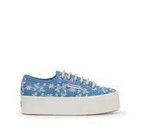 SUPERGA Sneaker bassa ' 2790 Platform Sangallo ' blu denim / bianco, Taglia 37