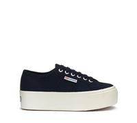 SUPERGA - Sneakers, Donna, Blu, Cotone, Casual, 2790 Platform, Taglia: 39