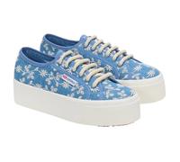 Superga - Sneakers - Donna, Blu Indaco Avorio, 40 EU
