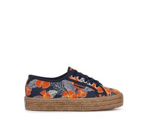 SUPERGA - Sneakers,Donna,Blu,Sportive,Modello 2730 Rope Hibiscus Flower Print,Numero: 39