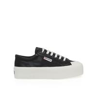 SUPERGA - Sneakers,Donna,Nero,Casual,Modello 2631 Stripe Platform Vegan Material,Numero: 41