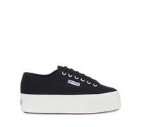 SUPERGA - Sneakers, Donna, Nero, Cotone, Casual, 2790 Platform, Taglia: 39.5