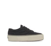 SUPERGA - Sneakers,Donna,Nero,da pallavolo,Modello 3041 REVOLLEY Platform Corduroy,Numero: 37