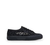 SUPERGA - Sneakers, Donna, Nero, Poliestere, Casual, 2750 Net Leopard, Taglia: 36