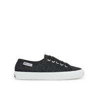 SUPERGA - Sneakers, Donna, Nero, Poliestere, Casual, 3750 Jersey Lame Leggera, Taglia: 38