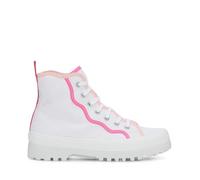 SUPERGA - Stivaletti,Donna,Bianco,sportive,modello 2341 ALPINA CURLY BINDINGS,numero: 39