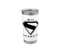 Supergirl 2026 Black Shield Bicchiere termico in acciaio inox doppia parete