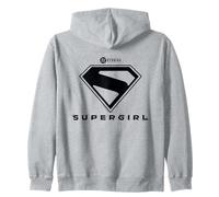 SuperGirl 2026 Black Shield Felpa con Cappuccio