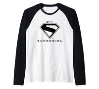 SuperGirl 2026 Black Shield Maglia con Maniche Raglan