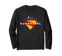 SuperGirl 2026 Full Color Shield Name in Center Maglia a Manica