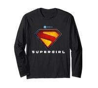 SuperGirl 2026 Full Color Shield Name Under Shield Maglia a Manica