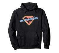 SuperGirl 2026 Neon Glow Shield Felpa con Cappuccio