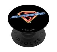 Supergirl 2026 Neon Glow Shield PopSockets PopGrip Adesivo