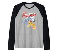SuperGirl 2026 Sticker Collage Maglia con Maniche Raglan