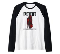 SuperGirl Lobo Bite Me Fanboy Maglia con Maniche Raglan