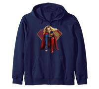 SuperGirl | Merch Ufficiale DC Comics | WBSGR03 Felpa con Cappuccio