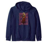 SuperGirl | Merch Ufficiale DC Comics | WBSGR04 Felpa con Cappuccio